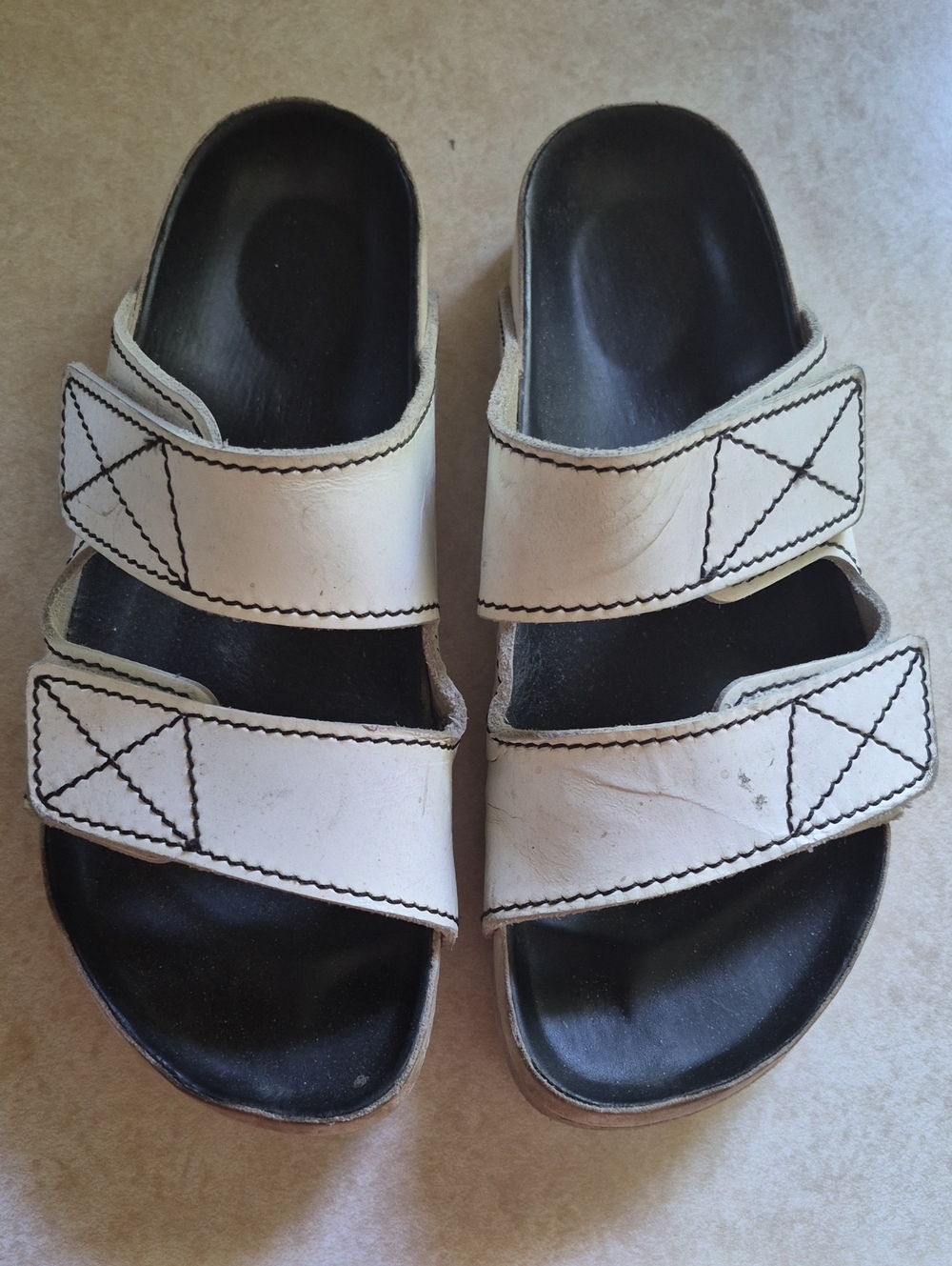Birkenstock x Proenza Schouler White Arizona Velcro Sandald
